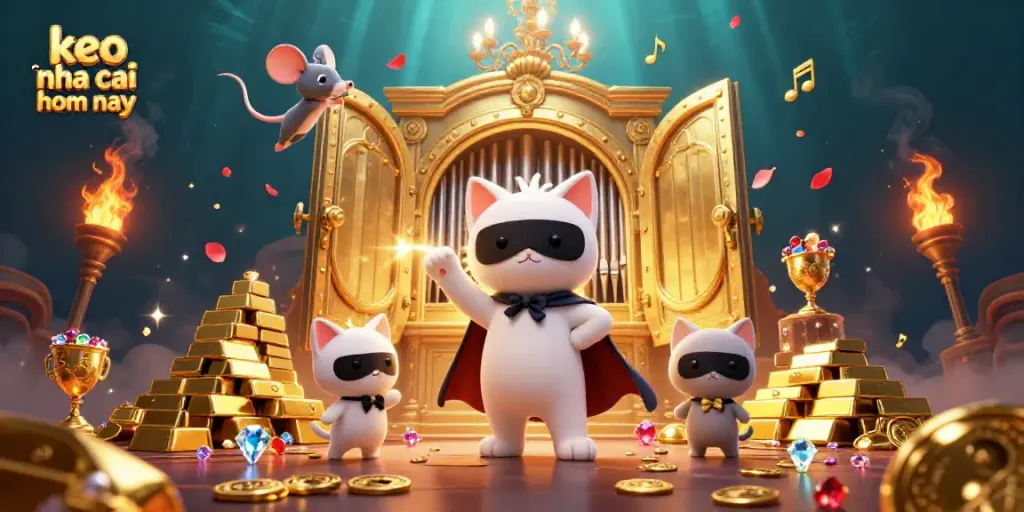 Engage with the dynamic atmosphere of keo nha cai hom nay featuring vivid 3D characters in an ornate casino scene.